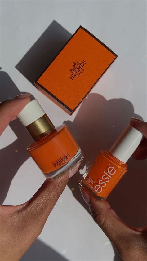 hermes orange nail polish dupe